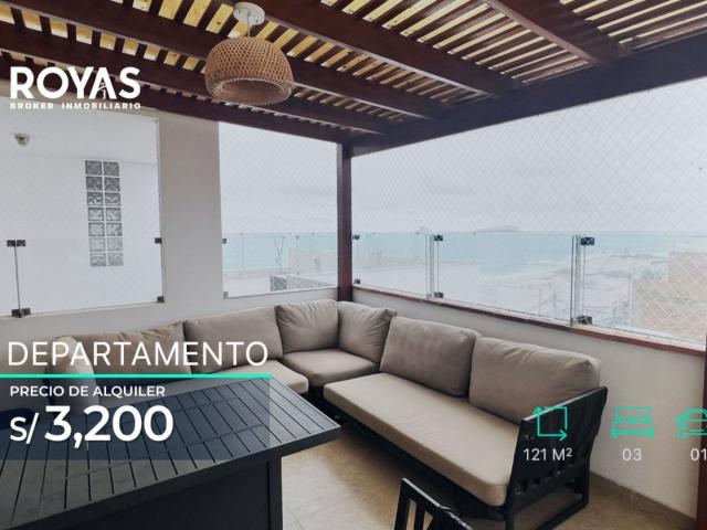 Gran Oportunidad Alquiler Departamento de playa triplex en Malecón Los Corales, Playa Los Pulpos