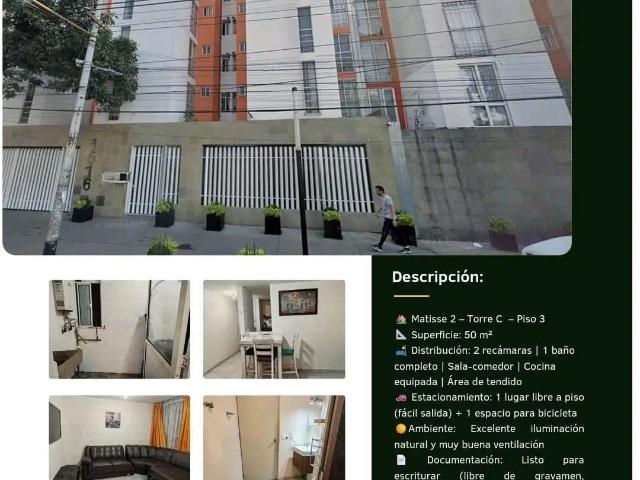 Gran oportunidad inversion departamento listo para habitar