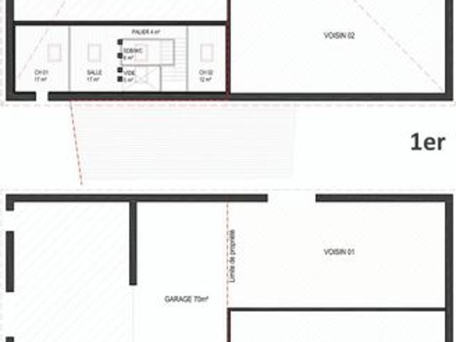 Grange 1 pièce 250 m²