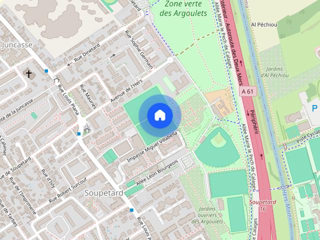 Grand T1 Bis Quartier Soupetard & Roseraie