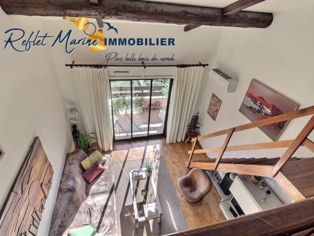 Grand T2/T3 avec mezzanine, terrasse et belle hauteur sous plafond Quartier résidentiel calme à Saint Cyr su
