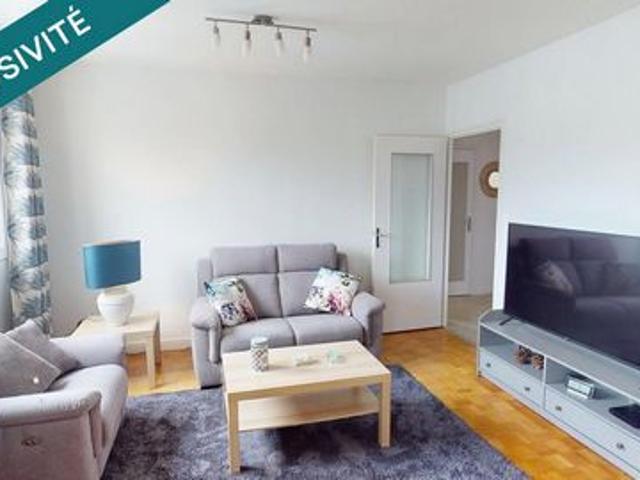 Grand T4 lumineux 96 m² avec balcon et ascenseur