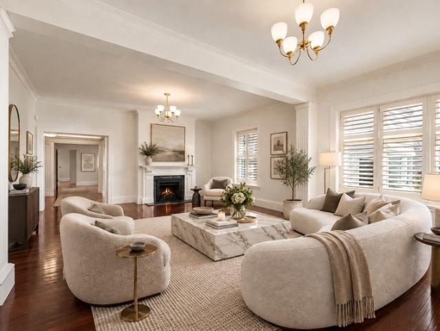 Grand Whole Floor Art Deco Residence with Two Car Parking