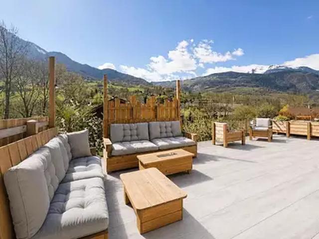 Grand Aigueblanche 73260 Achat / Vente maison 7 pièces t7 piscine jardin