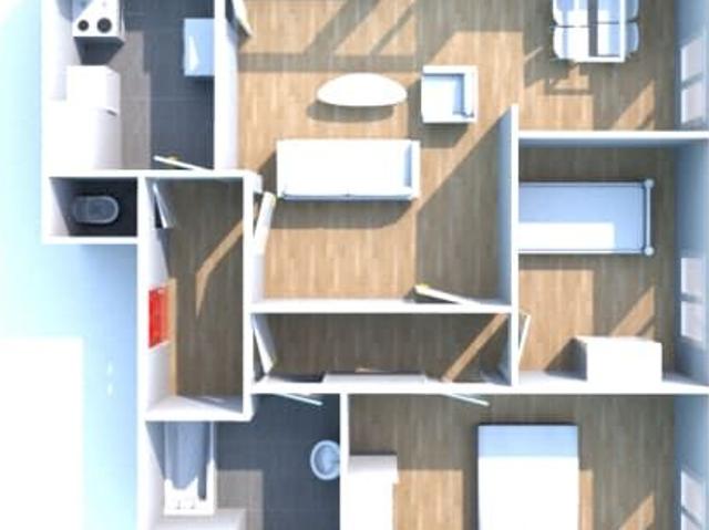 Grand appartement 3 pièces à Elbeuf