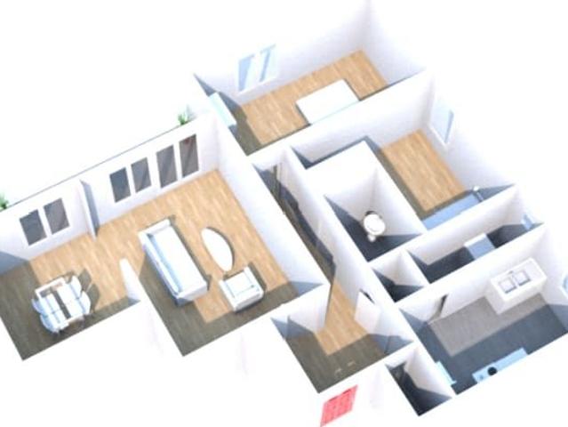 Grand appartement 3 pièces à louer à Saint Valéry en Caux