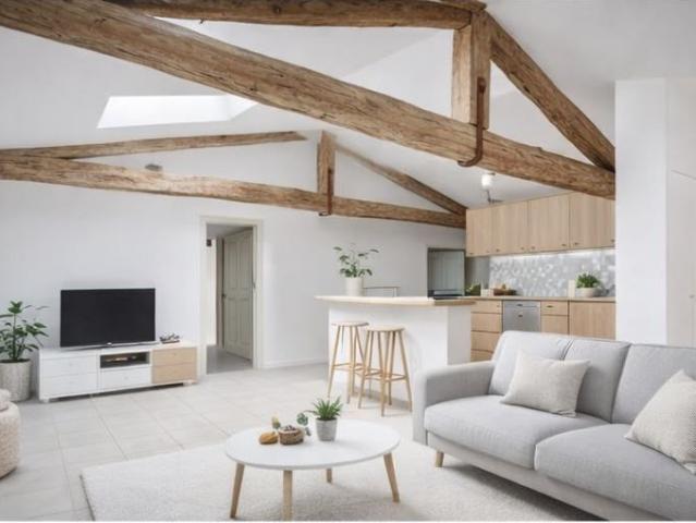 Grand appartement 3 Pièces rénové par un architecte 89m² Villeneuve lès Béziers