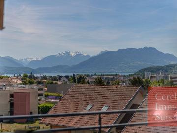 Grand appartement de 182 m² dernier étage vue panoramique Annecy et lac avec très bon diagnostique énergétique