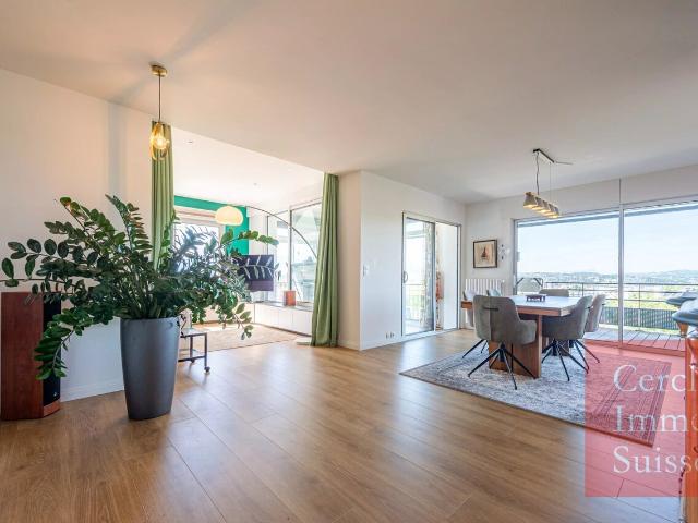 Grand appartement de 182 m² dernier étage vue panoramique Annecy et lac avec très bon diagnostique énergétique