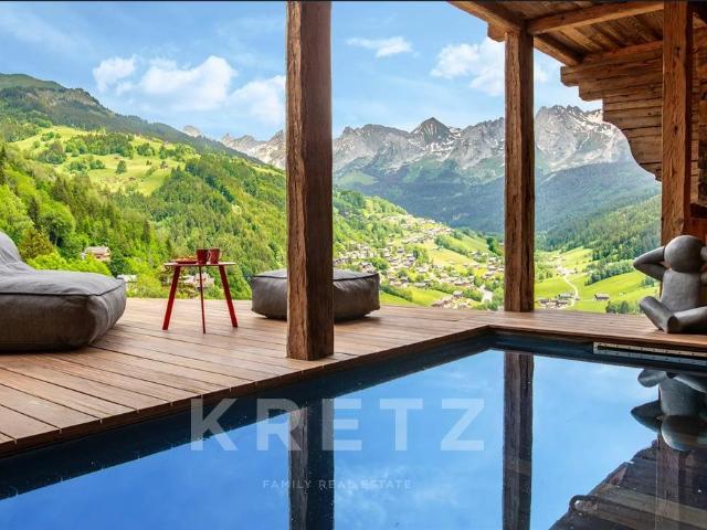 Grand Bornand Chalet d’exception avec piscine, spa, salle. 440m² Le Grand Bornand
