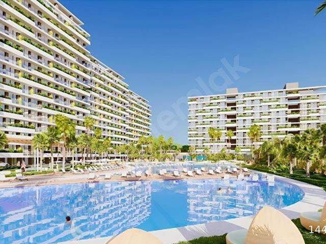 GRAND SAPPHIRE F BLOK'TA DAĞ VE HAVUZ MANZARALI 1+1 ACİL SATILIK