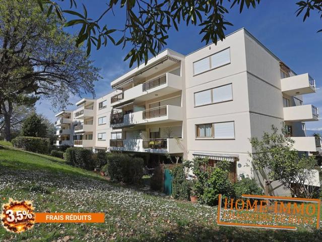 Grand studio loué – Résidence Anthala avec piscine et tennis – Investissement locatif à Antibes