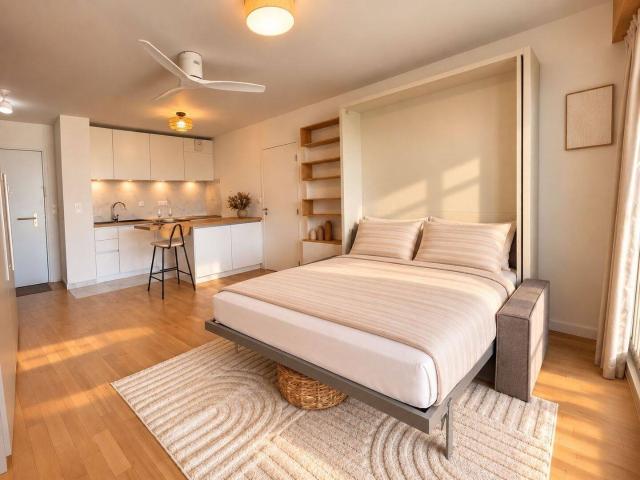 Grand studio premium vue Seine et Paris / quartier BNF