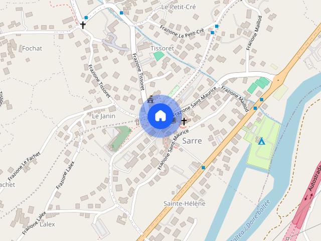 Grande e luminoso appartamento Sarre