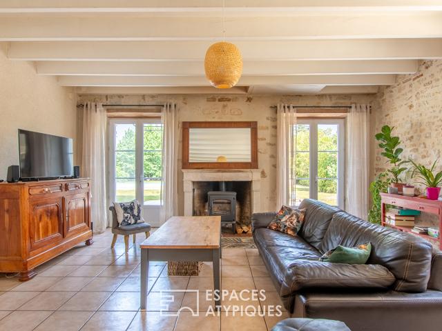 Grande maison bourgeoise et son jardin secret: élégance et authenticité