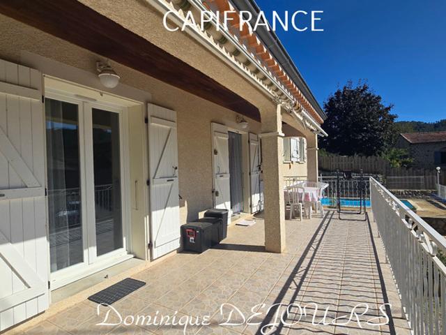 Ardèche, Vallée de l'Eyrieux, St Fortunat,grande maison et gîte à exploiter Jardin Source Grand Garage