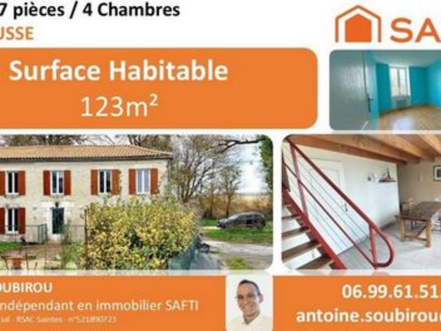 Maison familiale 4 chambres, dépendance, jardin
