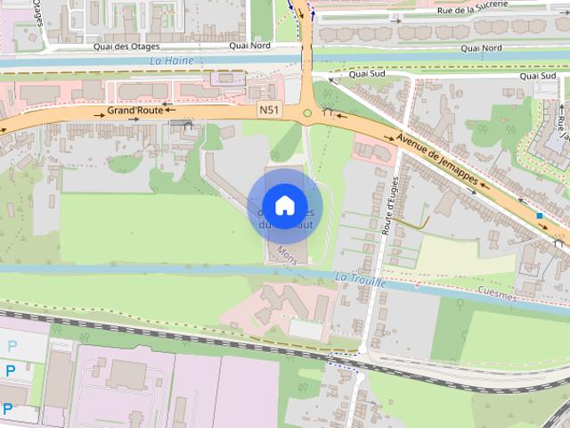 Grand'Route, Mons