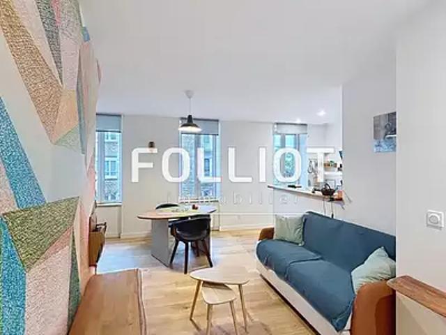 Granville 50400 Location appartement 2 pièces t2 au dernier étage terrasse