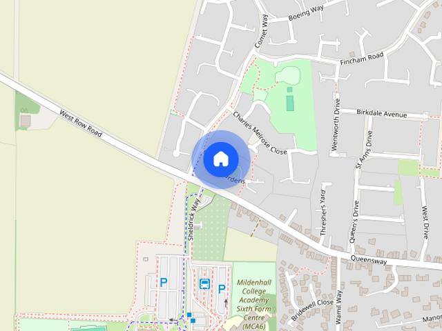 Granville Gardens, Mildenhall, Bury St Edmunds, Suffolk, IP28