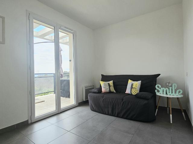 GRASSE Appartement meublé 3 pièces avec balcon