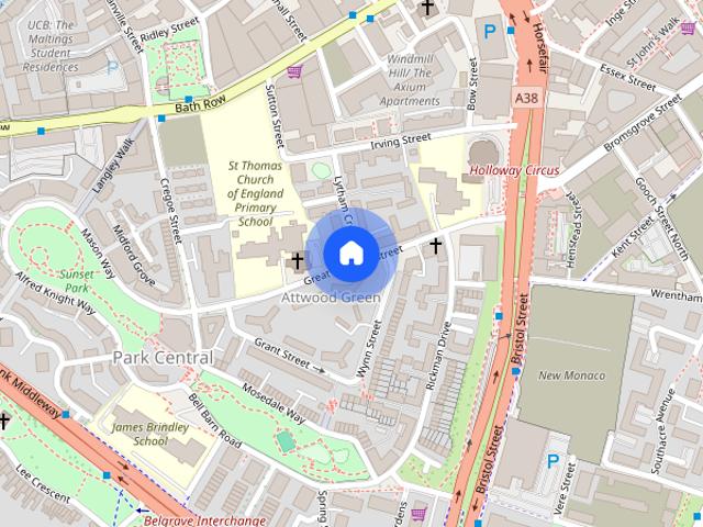 Great Colmore Street, Birmingham, West Midlands, B15