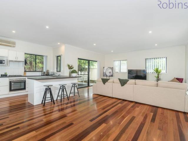 Great family home with air conditioned living space and large bedroom sizes, near the golf course