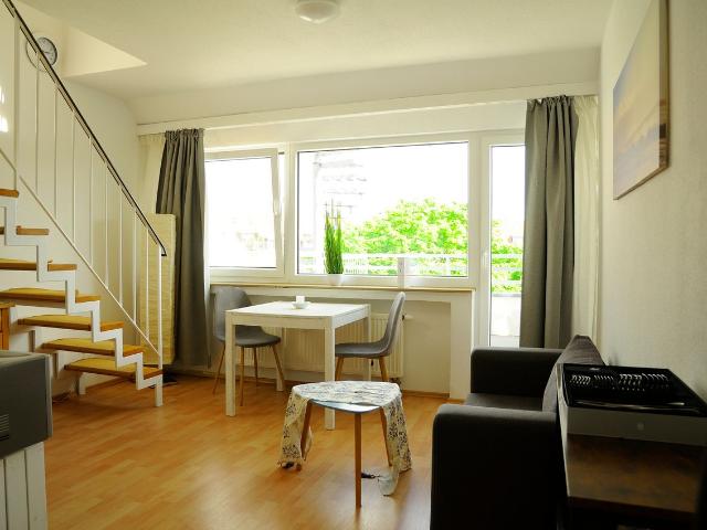 Great maisonette apartment with balcony over 2 floors, Dusseldorf Amsterdam Apartments for Rent