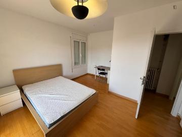 Great private room with balcony in a 5 bedroom apartment