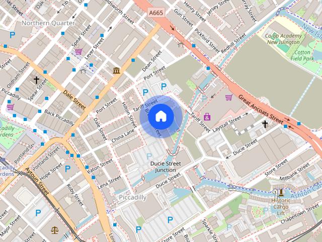 Greater Manchester, M1, Brewer Street, Manchester