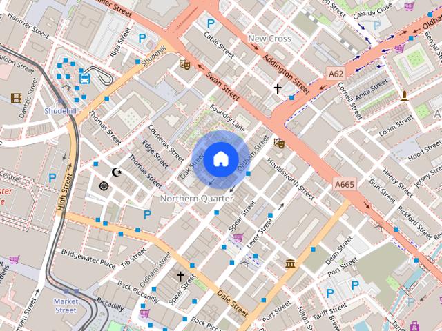 Greater Manchester, M4, Tib Street, Manchester