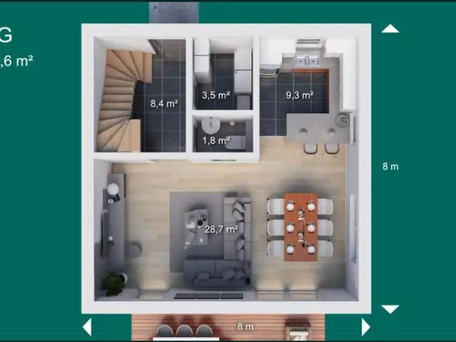 GREEN HOME EFH Flair Terava Effizienzhaus 40/KFN 297/300