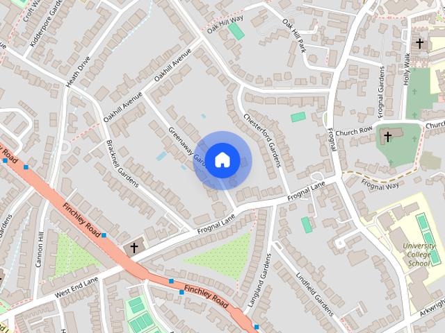 Greenaway Gardens, Hampstead, London, NW3
