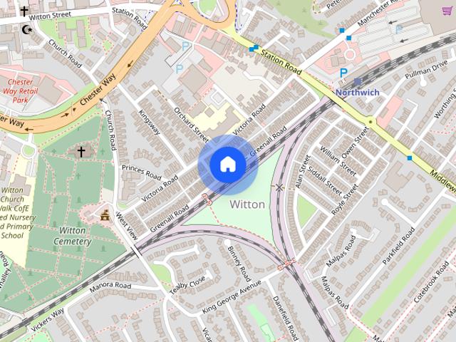 Greenall Road, Northwich, CW9