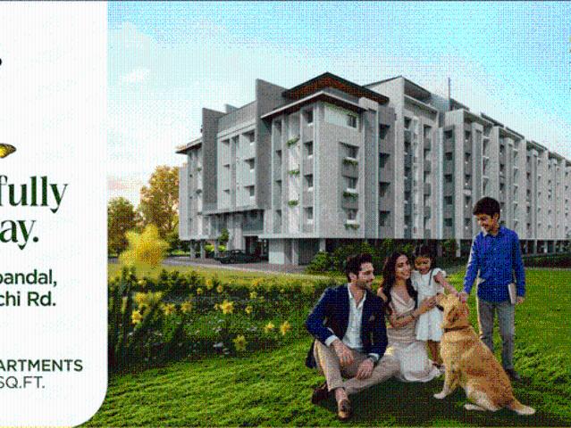 Greenfield Daffodil,Bharathi Nagar 2 BHK Apartment For Sale Coimbatore