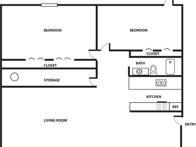 Greenway 2 Bedroom Apartment for Rent at 3890 Greenway Dr, Sarasota, FL 34232