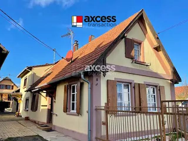 Gries 67240 Achat / Vente maison 4 pièces t4 parking