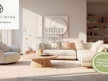 Grün.quartier privat. Grün.Zentral Großzügige Penthouse Wohnung mit traumhafter Dachterrasse und Fernblick