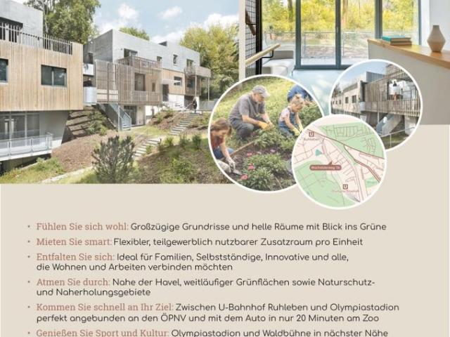 Grün, ruhig, citynah!