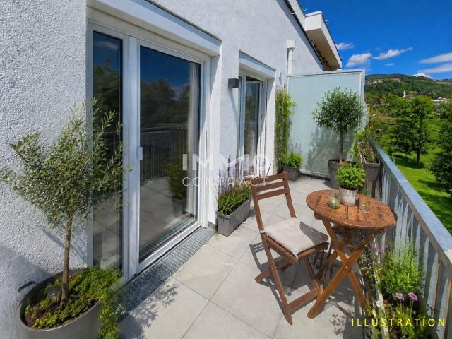 Grünblick: Studio mit großer Terrasse! | Miete