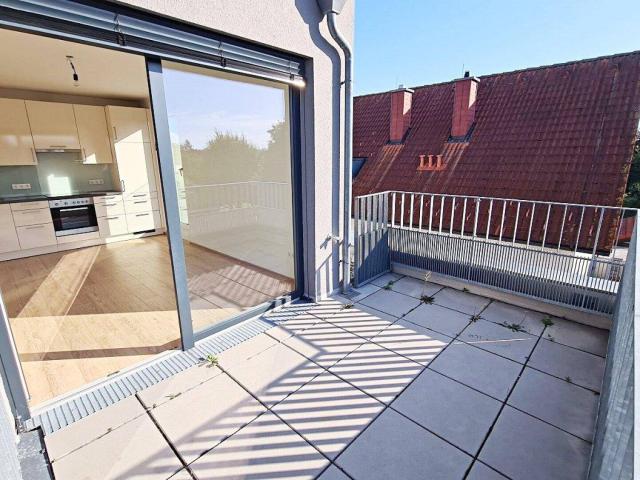 GRÜNBLICK, RUHELAGE, 58 m2 Neubau mit 18 m2 Balkon, Wohnküche, 2 Zimmer, Wannenbad, 2. Liftstock, Lavendelweg