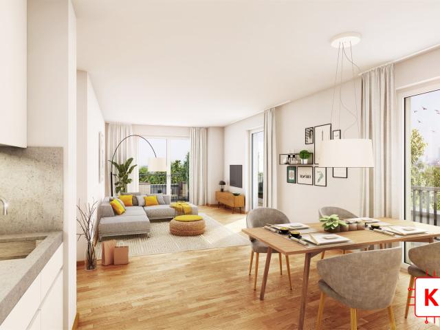 GRUNDERWERBSSTEUER GESCHENKT! Charmante 3,5 Zimmer Wohnung mit Südwestbalkon
