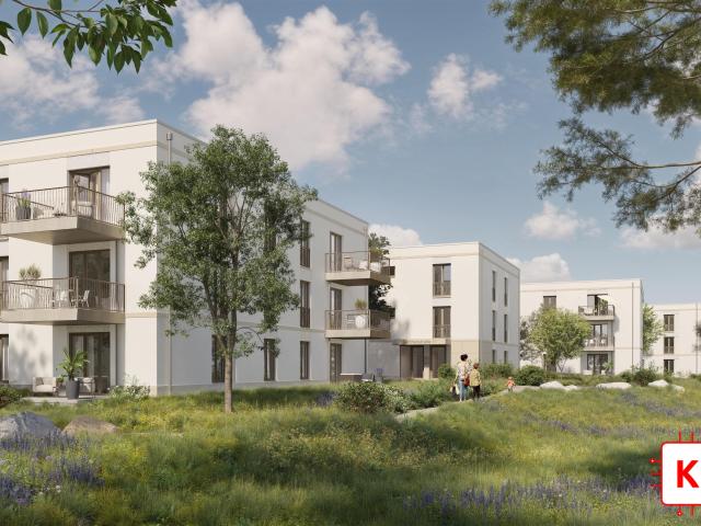 GRUNDERWERBSSTEUER GESCHENKT! KFW55! Moderne 3 Zimmer Gartenwohnung