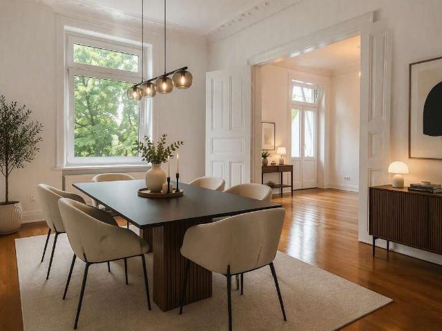 Gründerzeit trifft Wohnkomfort: 3 Zimmer mit Wohnküche und 2 Balkonen