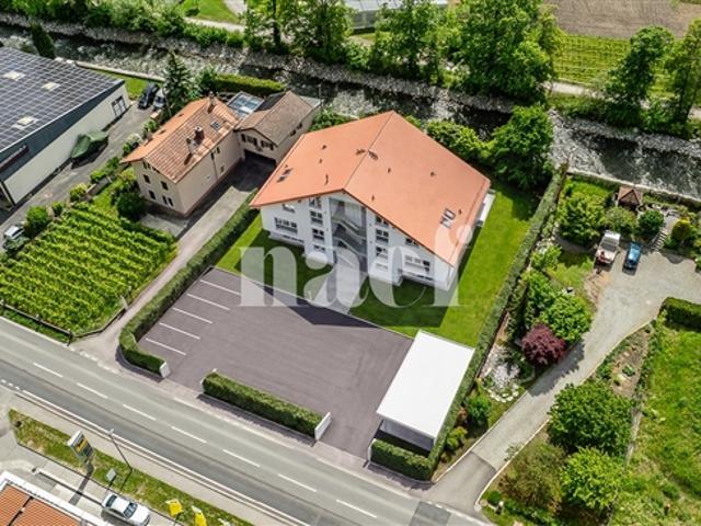 Grundstück A01 – Neue 4,5 Zimmer Wohnung im Erdgeschoss zum Verkauf in Yvorne