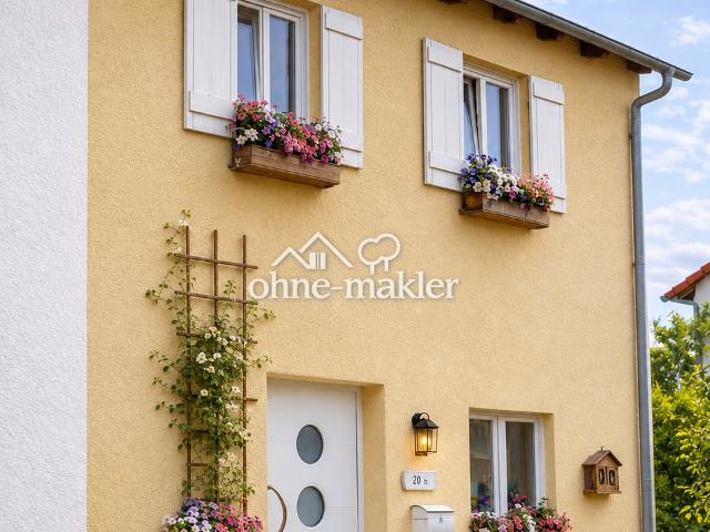 Grundsolides sonniges ruhiges Sackgasse Eckhaus mit viel Platz und Umlaufgarten