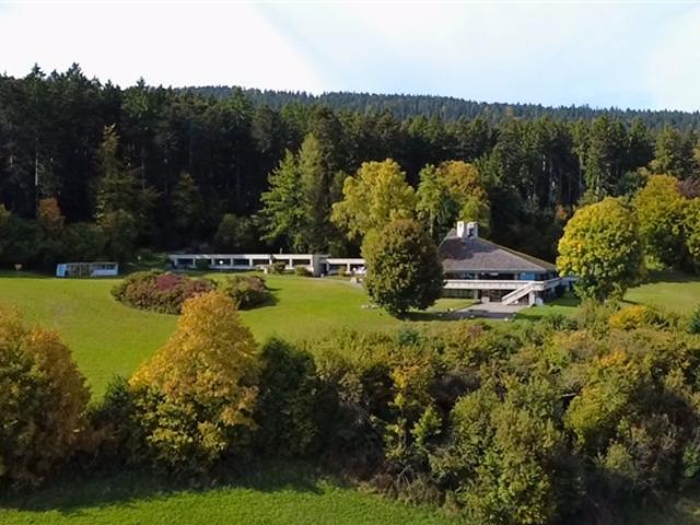 Grüne Oase der Ruhe mit Panoramablick auf den Neuenburgersee
