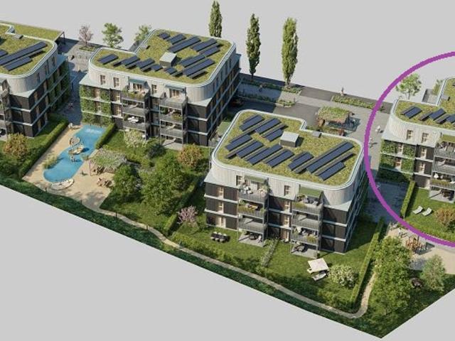Grüne Stadtvillen 3 Zimmer mit Eigengarten Sichtholz in der Wohnung! | Provisionsfrei!