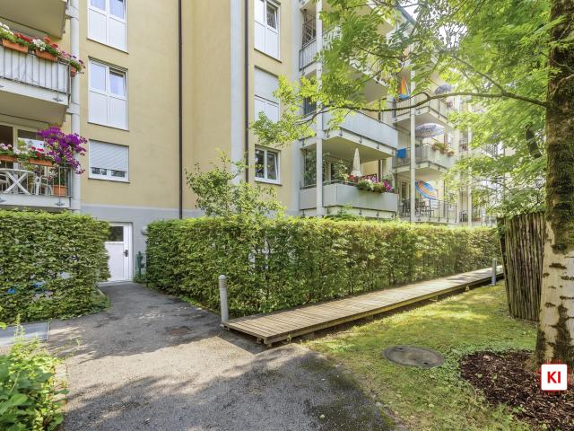 Grünes Refugium mitten in Obergiesing– barrierefreie 3 Zimmer Wohnung mit Garten und Nießbrauchrecht