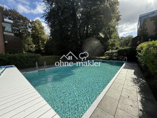 Grunewald 4 Zi Wohnung plus Souterrain mit Garten Pool und Garage